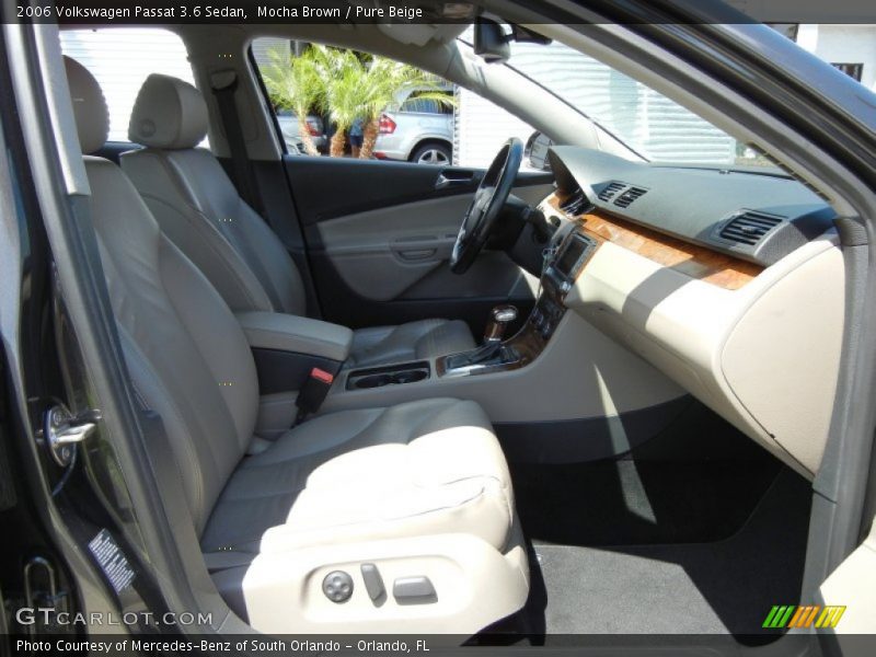 Mocha Brown / Pure Beige 2006 Volkswagen Passat 3.6 Sedan