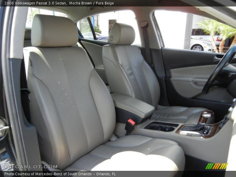 Mocha Brown / Pure Beige 2006 Volkswagen Passat 3.6 Sedan