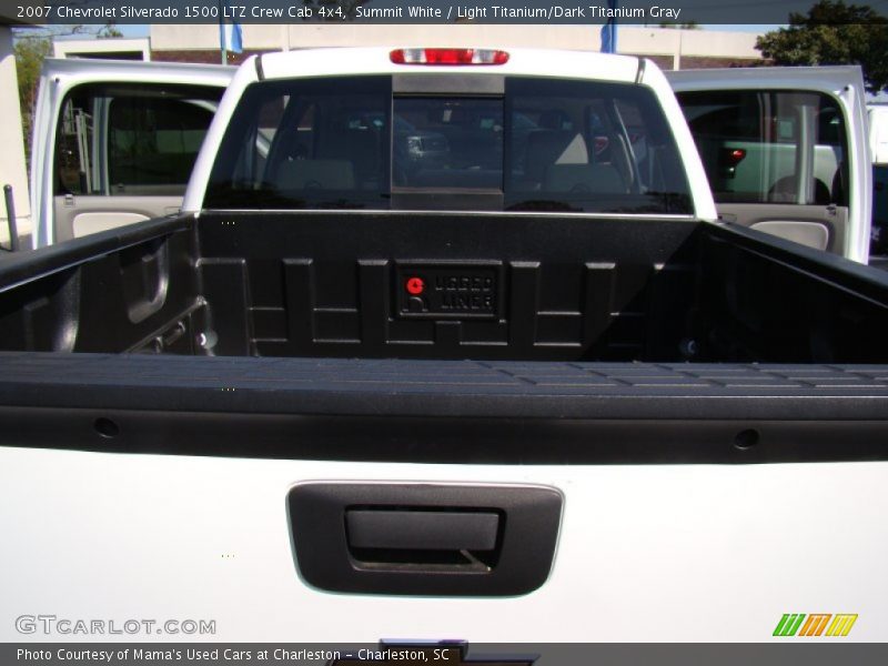 Summit White / Light Titanium/Dark Titanium Gray 2007 Chevrolet Silverado 1500 LTZ Crew Cab 4x4