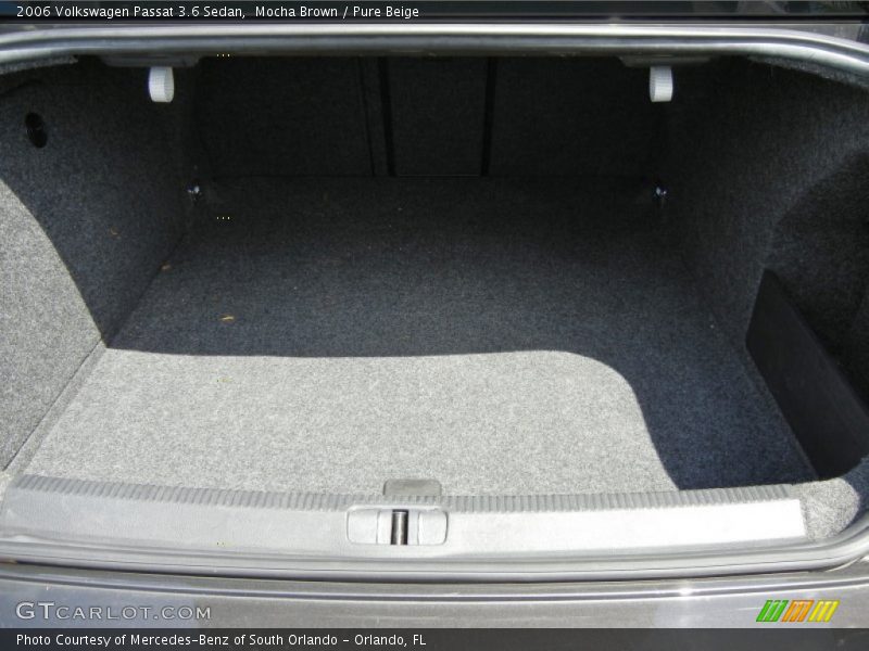 Mocha Brown / Pure Beige 2006 Volkswagen Passat 3.6 Sedan