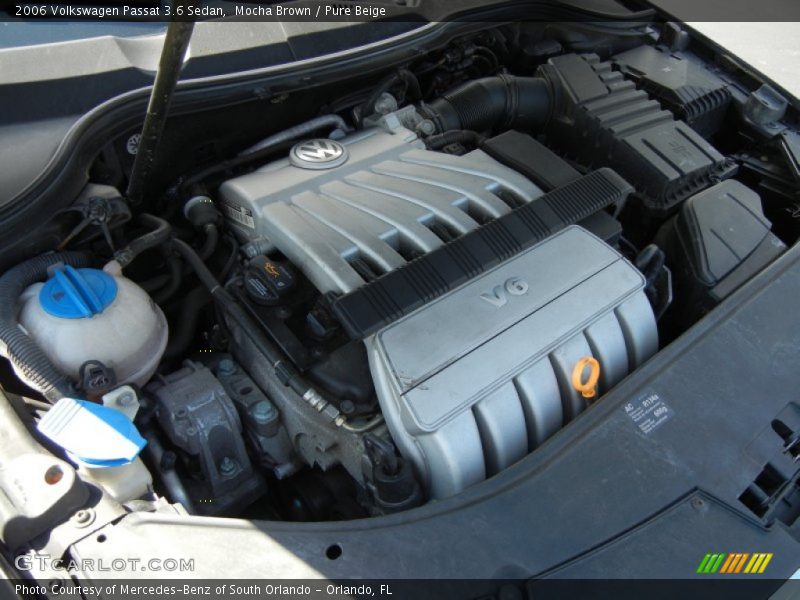  2006 Passat 3.6 Sedan Engine - 3.6L DOHC 24V V6