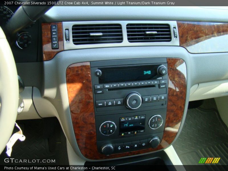 Summit White / Light Titanium/Dark Titanium Gray 2007 Chevrolet Silverado 1500 LTZ Crew Cab 4x4