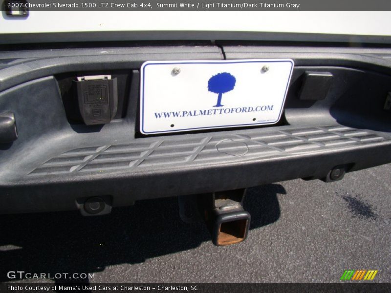 Summit White / Light Titanium/Dark Titanium Gray 2007 Chevrolet Silverado 1500 LTZ Crew Cab 4x4