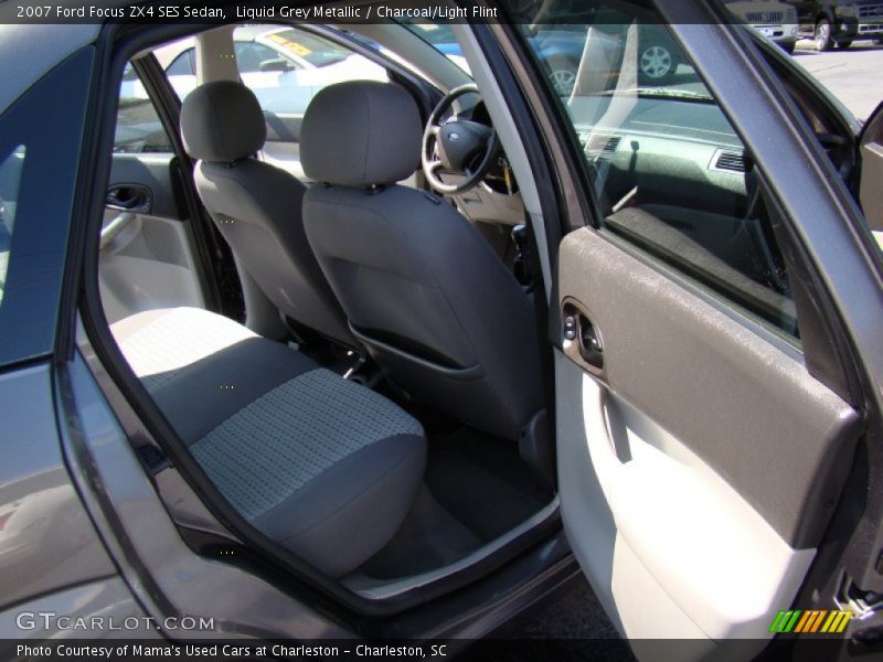 Liquid Grey Metallic / Charcoal/Light Flint 2007 Ford Focus ZX4 SES Sedan