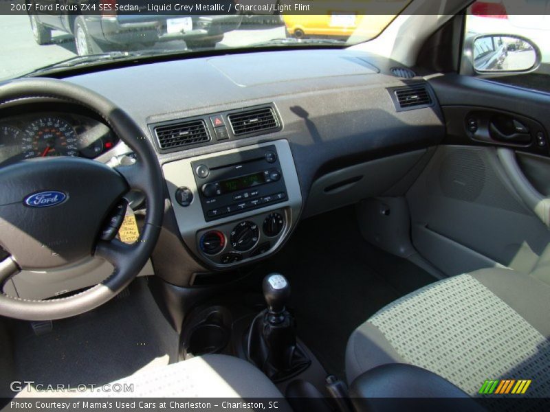 Liquid Grey Metallic / Charcoal/Light Flint 2007 Ford Focus ZX4 SES Sedan