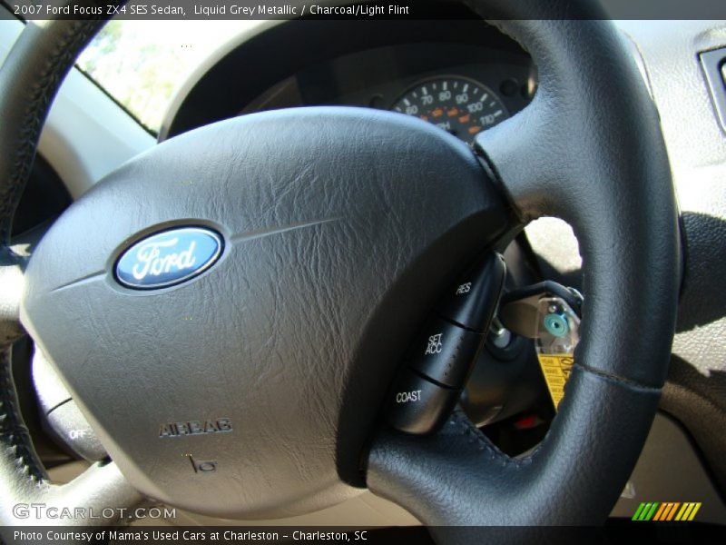 Liquid Grey Metallic / Charcoal/Light Flint 2007 Ford Focus ZX4 SES Sedan