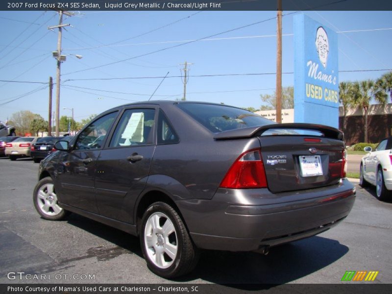 Liquid Grey Metallic / Charcoal/Light Flint 2007 Ford Focus ZX4 SES Sedan