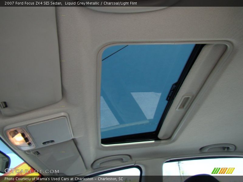 Liquid Grey Metallic / Charcoal/Light Flint 2007 Ford Focus ZX4 SES Sedan