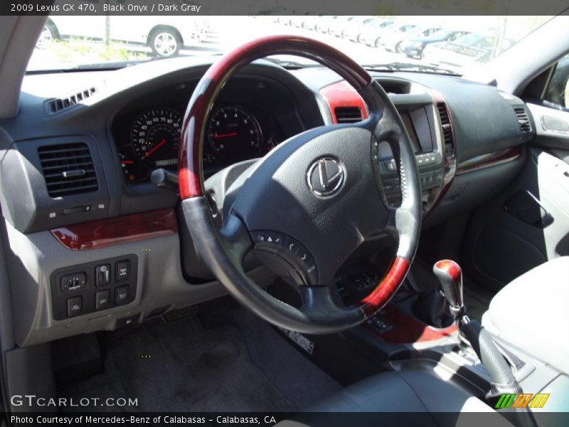 Black Onyx / Dark Gray 2009 Lexus GX 470