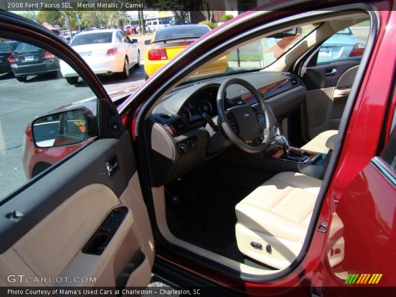 Merlot Metallic / Camel 2008 Ford Taurus SEL