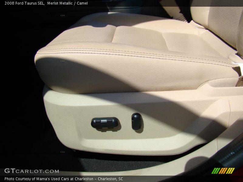 Merlot Metallic / Camel 2008 Ford Taurus SEL