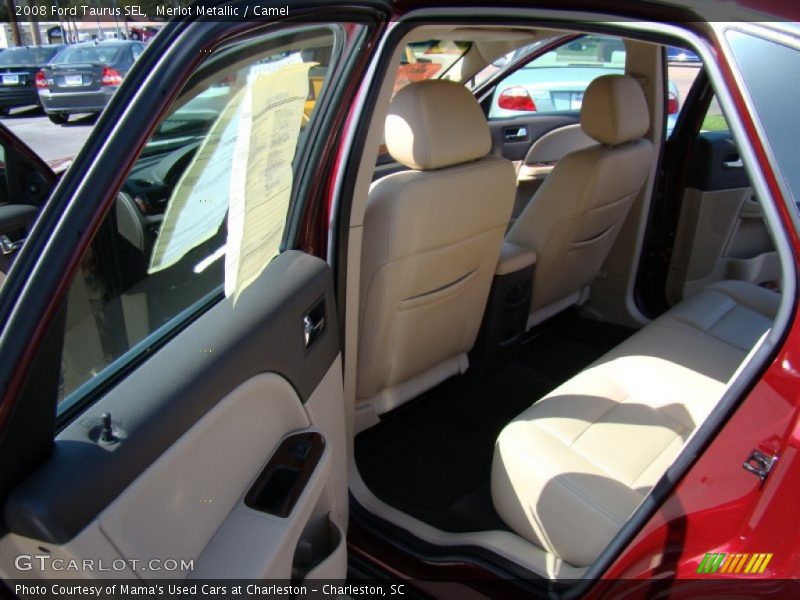 Merlot Metallic / Camel 2008 Ford Taurus SEL