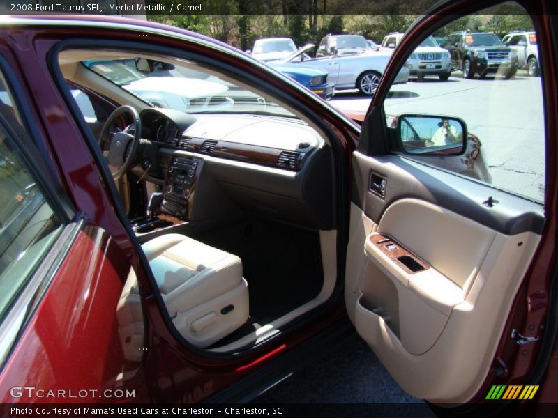 Merlot Metallic / Camel 2008 Ford Taurus SEL