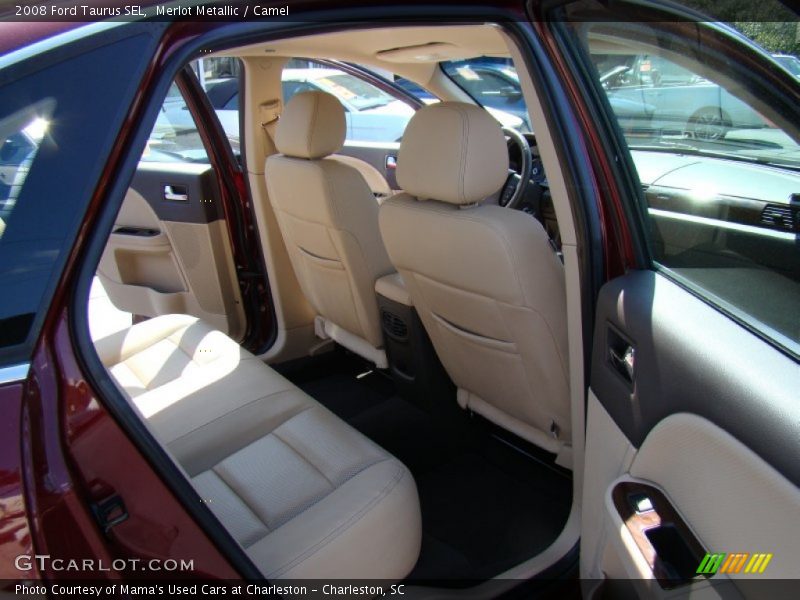 Merlot Metallic / Camel 2008 Ford Taurus SEL