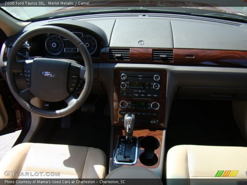 Merlot Metallic / Camel 2008 Ford Taurus SEL