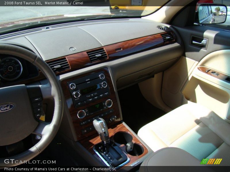 Merlot Metallic / Camel 2008 Ford Taurus SEL