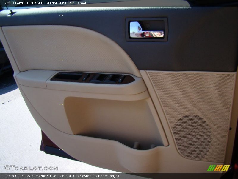 Merlot Metallic / Camel 2008 Ford Taurus SEL