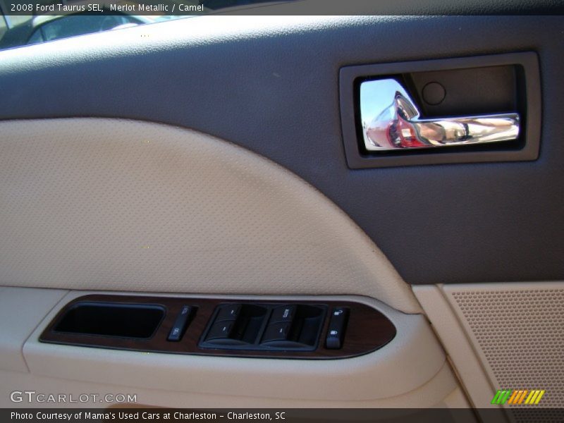 Merlot Metallic / Camel 2008 Ford Taurus SEL