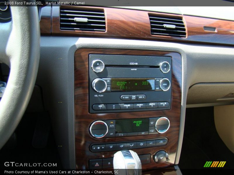 Merlot Metallic / Camel 2008 Ford Taurus SEL