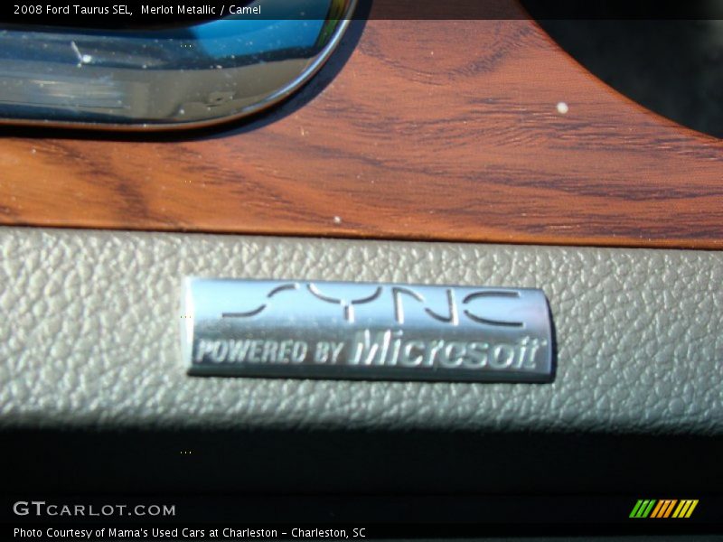 Merlot Metallic / Camel 2008 Ford Taurus SEL