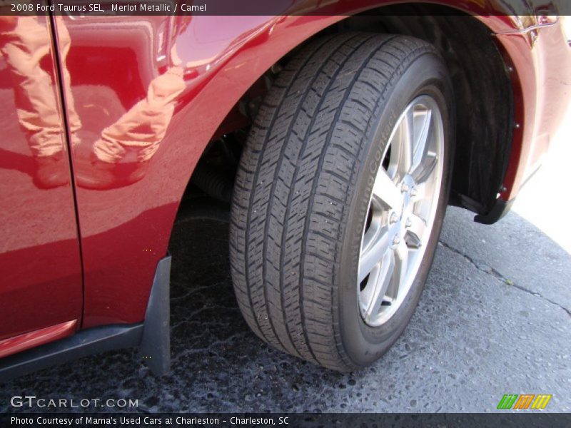 Merlot Metallic / Camel 2008 Ford Taurus SEL