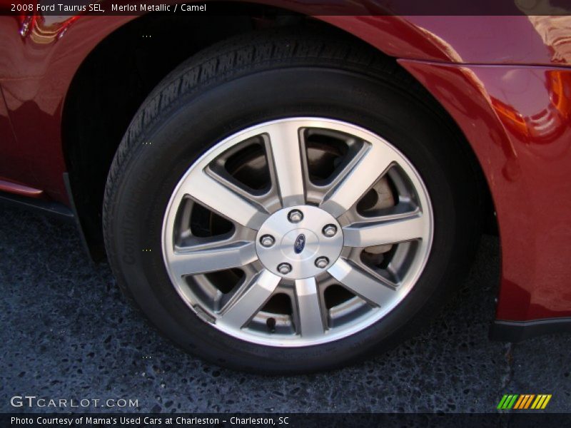 Merlot Metallic / Camel 2008 Ford Taurus SEL