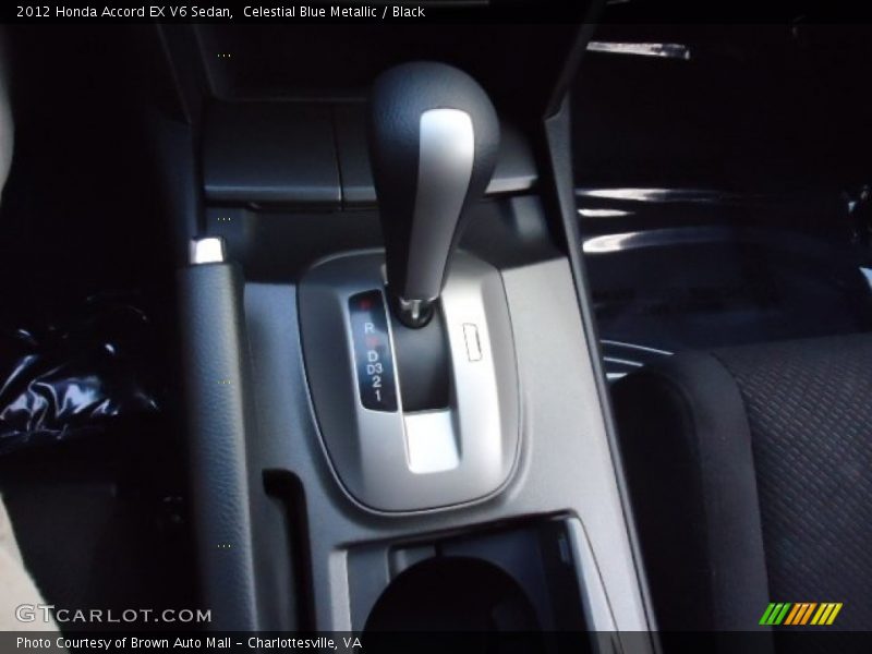 Celestial Blue Metallic / Black 2012 Honda Accord EX V6 Sedan