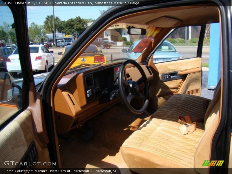  1990 C/K C1500 Silverado Extended Cab Beige Interior