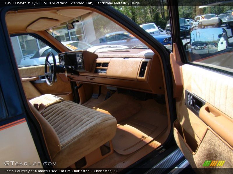  1990 C/K C1500 Silverado Extended Cab Beige Interior