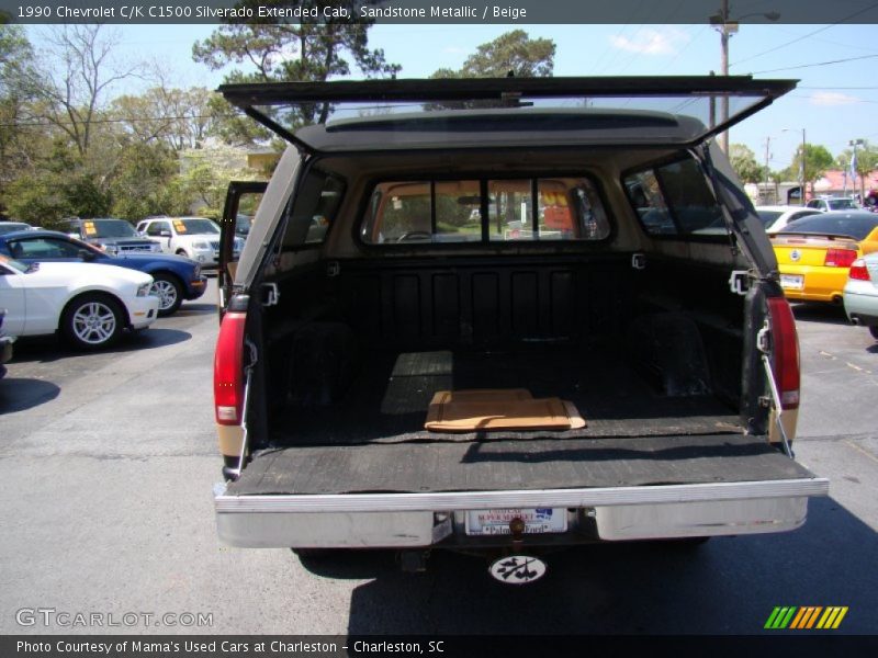 Sandstone Metallic / Beige 1990 Chevrolet C/K C1500 Silverado Extended Cab