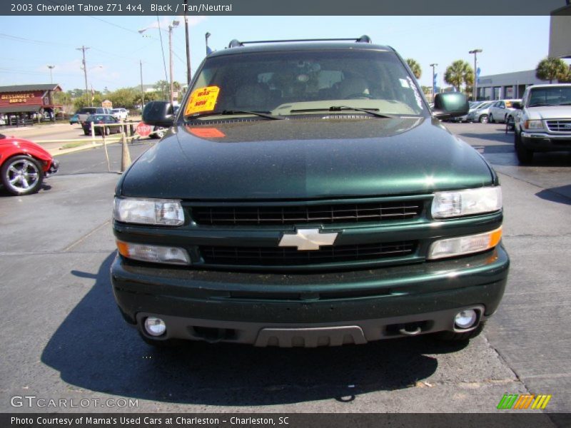 Black / Tan/Neutral 2003 Chevrolet Tahoe Z71 4x4