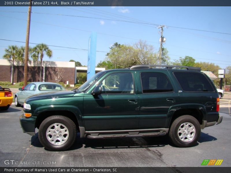 Black / Tan/Neutral 2003 Chevrolet Tahoe Z71 4x4