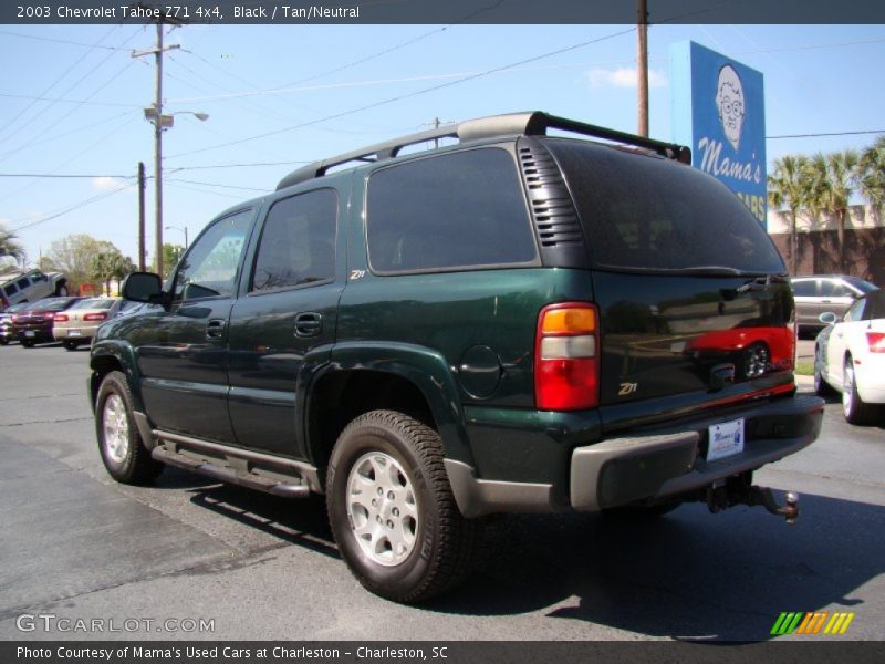 Black / Tan/Neutral 2003 Chevrolet Tahoe Z71 4x4