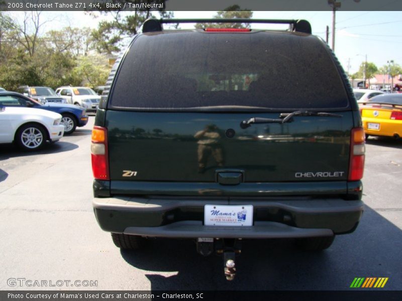 Black / Tan/Neutral 2003 Chevrolet Tahoe Z71 4x4