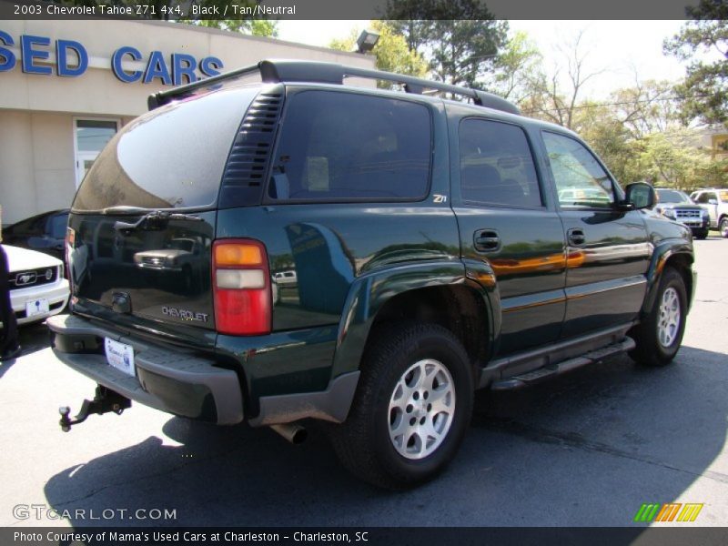 Black / Tan/Neutral 2003 Chevrolet Tahoe Z71 4x4