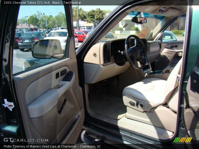 Black / Tan/Neutral 2003 Chevrolet Tahoe Z71 4x4