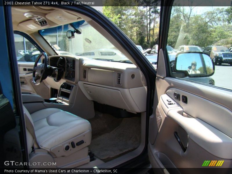 Black / Tan/Neutral 2003 Chevrolet Tahoe Z71 4x4