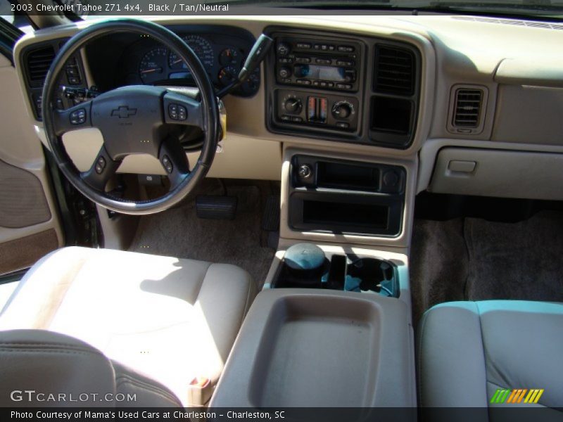 Black / Tan/Neutral 2003 Chevrolet Tahoe Z71 4x4