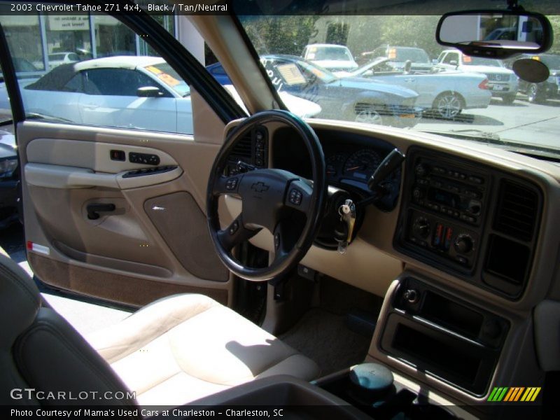 Black / Tan/Neutral 2003 Chevrolet Tahoe Z71 4x4