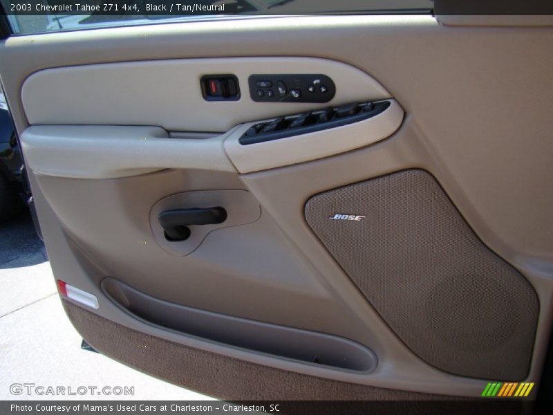 Black / Tan/Neutral 2003 Chevrolet Tahoe Z71 4x4