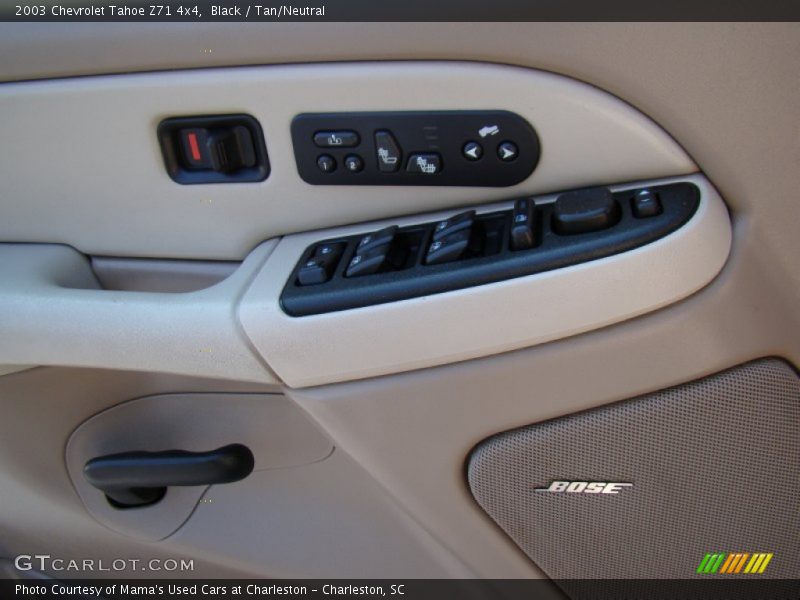 Black / Tan/Neutral 2003 Chevrolet Tahoe Z71 4x4