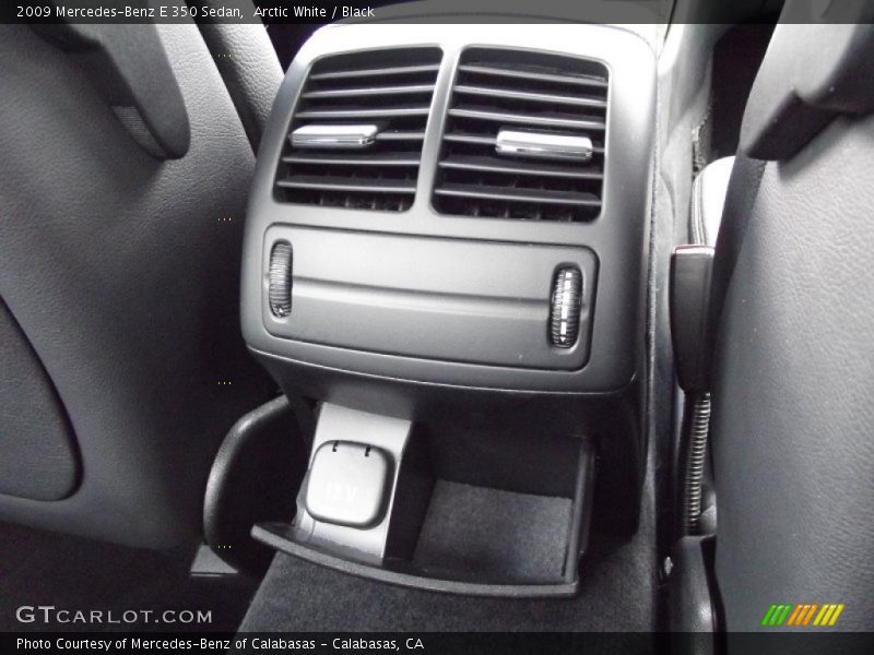 Arctic White / Black 2009 Mercedes-Benz E 350 Sedan
