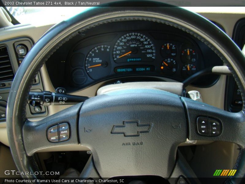 Black / Tan/Neutral 2003 Chevrolet Tahoe Z71 4x4