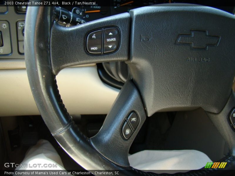 Black / Tan/Neutral 2003 Chevrolet Tahoe Z71 4x4