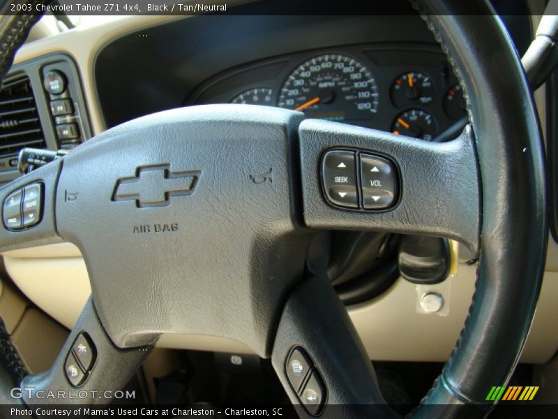 Black / Tan/Neutral 2003 Chevrolet Tahoe Z71 4x4