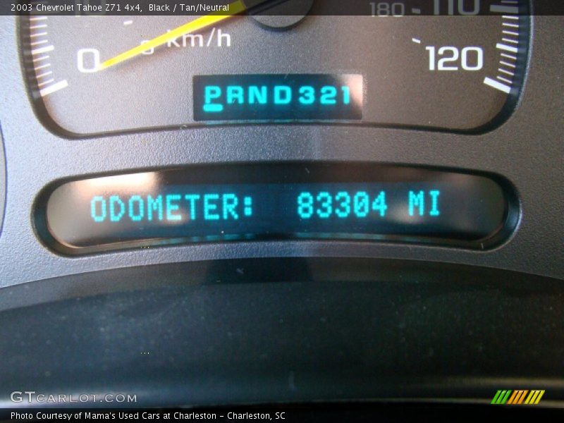 Black / Tan/Neutral 2003 Chevrolet Tahoe Z71 4x4
