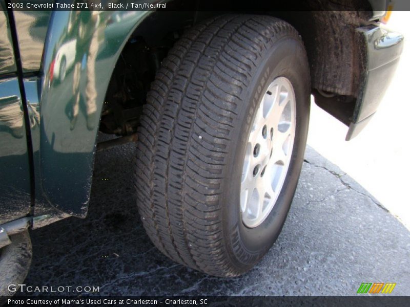 Black / Tan/Neutral 2003 Chevrolet Tahoe Z71 4x4