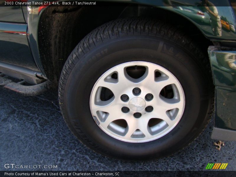 Black / Tan/Neutral 2003 Chevrolet Tahoe Z71 4x4