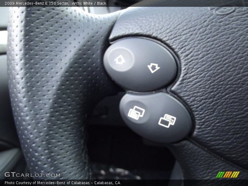 Arctic White / Black 2009 Mercedes-Benz E 350 Sedan