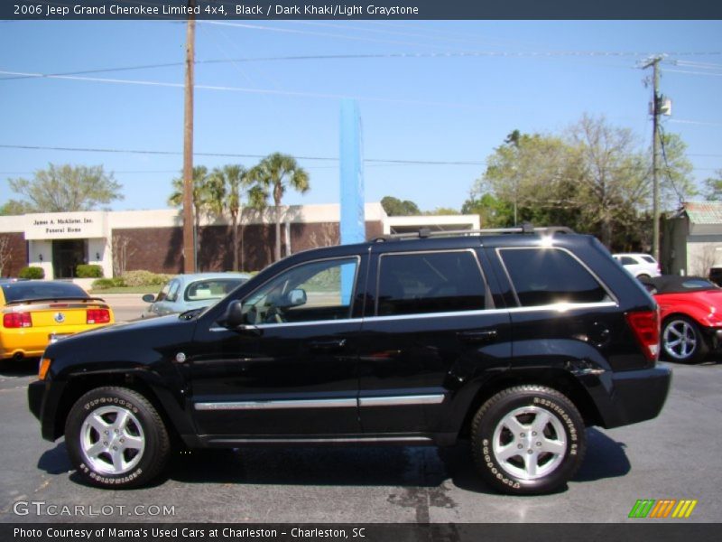 Black / Dark Khaki/Light Graystone 2006 Jeep Grand Cherokee Limited 4x4